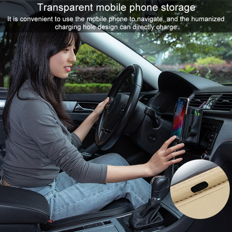 Car Air Outlet Storage Bag Mobile Phone Storage Hanging Bag