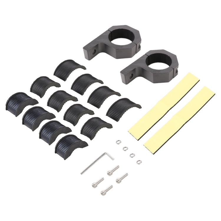 Y-001 Universal 1-2 inch Headlight Round Pipe Clamp Mounting Bracket