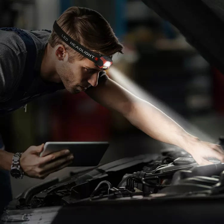 Detachable Portable Waterproof USB Charging High Bright LED Sensor Headlight