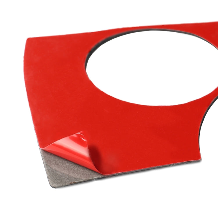 Car Carbon Fiber Dashboard Decorative Sticker for Infiniti Q50 2014-2020, Left Drive(Red)