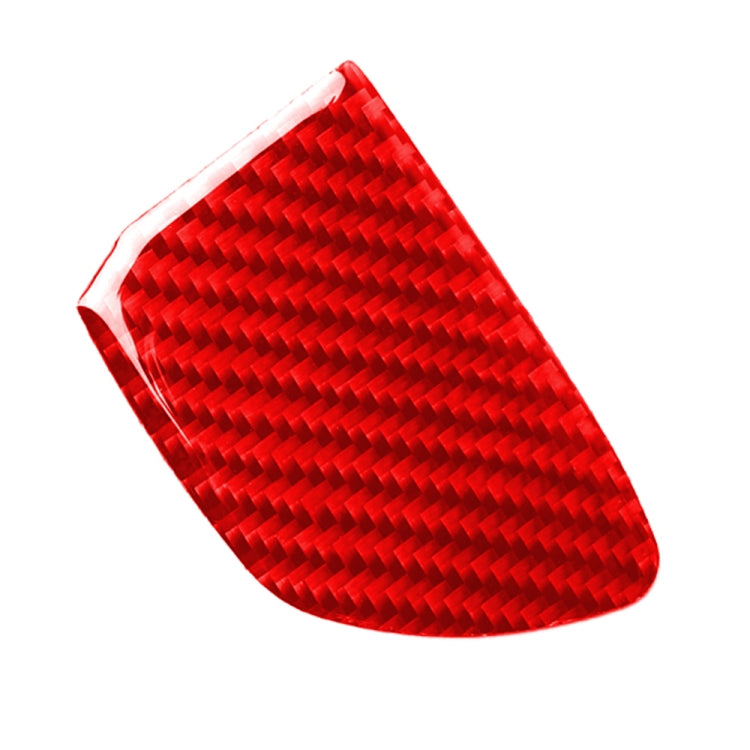 Car Carbon Fiber Inside Door Bowl Decorative Sticker for Infiniti Q50 2014-2020, Left and Right Drive(Red)