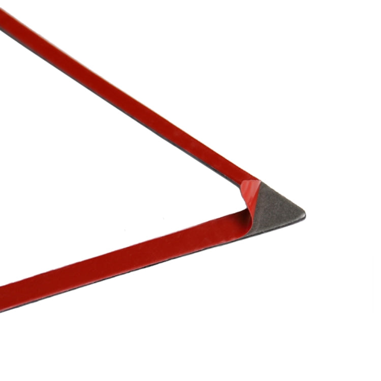 Car Carbon Fiber Central Air Outlet Decorative Sticker for Infiniti Q50 2014-2020, Left and Right Drive(Red)