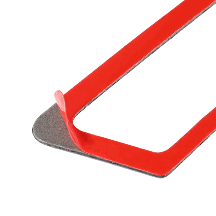 Car Carbon Fiber A-pillar Air Outlet Decorative Sticker for Infiniti Q50 2014-2020, Left and Right Drive(Red)