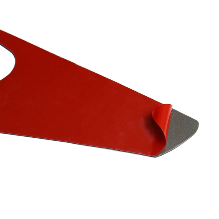 Car Carbon Fiber A Style Door Handle Panel Decorative Sticker for Infiniti Q50 2014-2020, Left and Right Drive(Red)