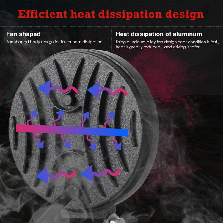 D0035 6.3W 10-30V DC 6000K 3 inch 9 LEDs Circle Offroad Truck Car Driving Light Spotlight Work Light Fog Light