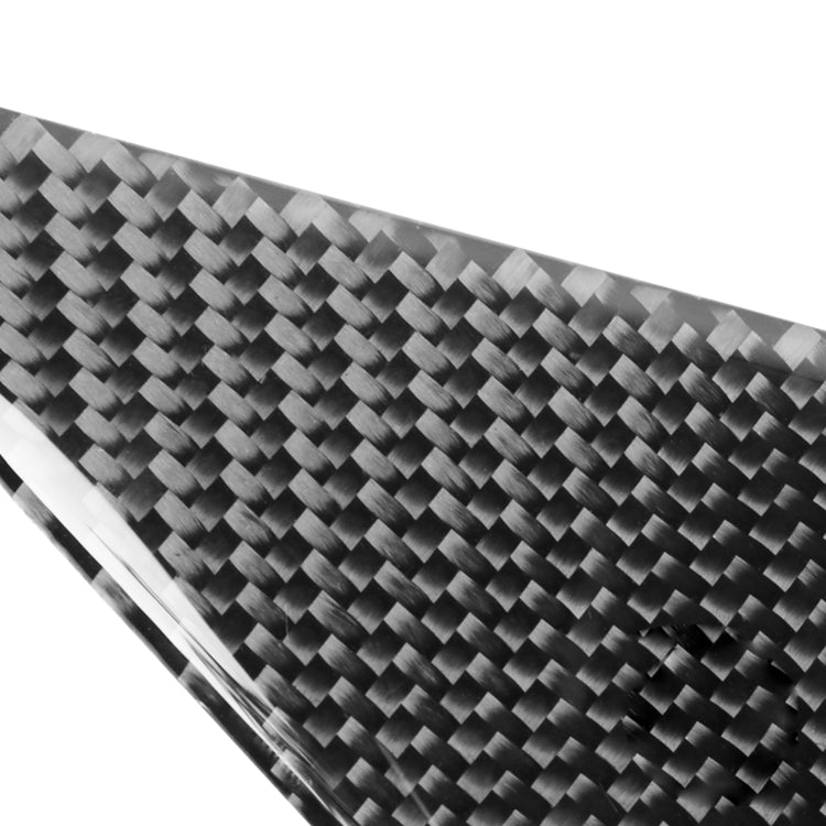 2 PCS / Set Carbon Fiber Car Lamp Eyebrow Decorative Sticker for BMW X1/E84 2009-2014, Drop Glue Version