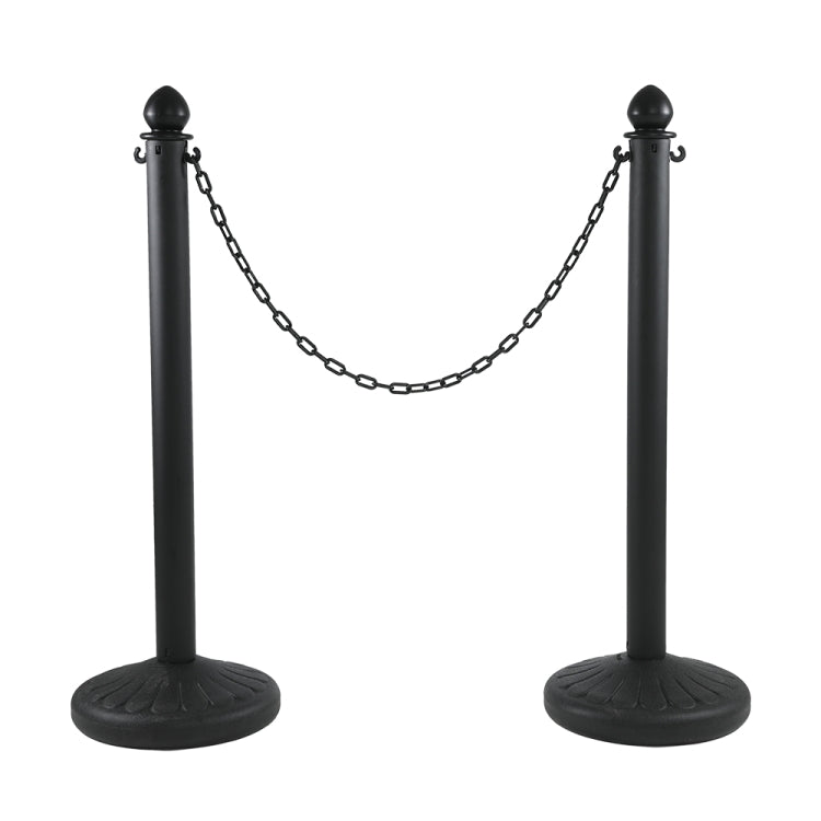 [US Warehouse] 4 PCS Top Blow Molding Ball Plastic Warning Bar