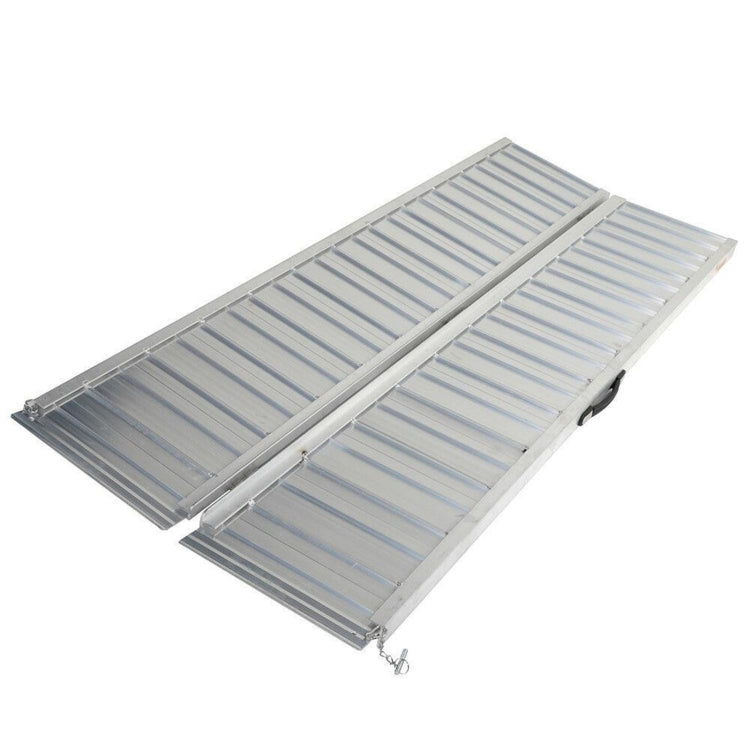 [US Warehouse] 6FT Portable Non-Slip Aluminum Wheelchair Scooter Mobility Ramp