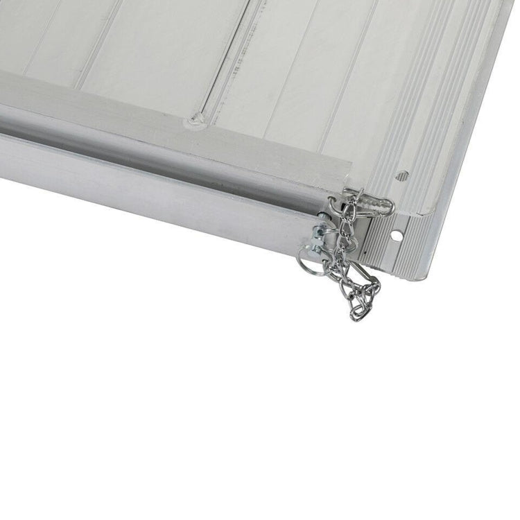 [US Warehouse] 6FT Portable Non-Slip Aluminum Wheelchair Scooter Mobility Ramp