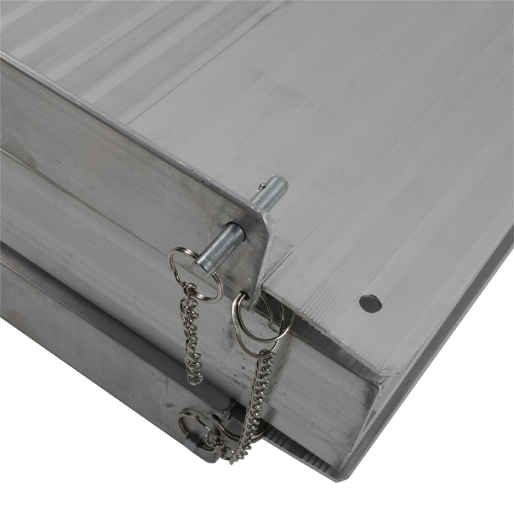 [US Warehouse] 7FT Portable Multi-folding Aluminum Wheelchair Loading Ramp