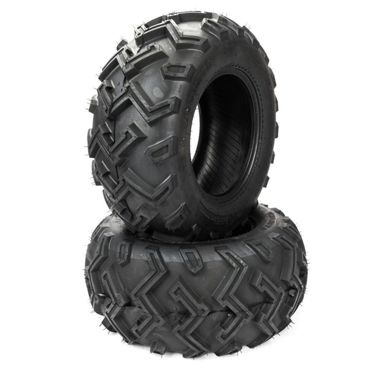 [US Warehouse] 2 PCS 25x10-12 6PR P306B Car ATV Rear Tires