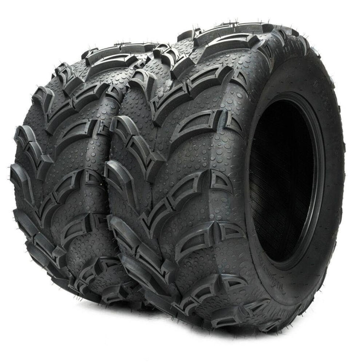 [US Warehouse] 2 PCS 25x10-12 6PR P377 Car ATV / UTV Rear Tires