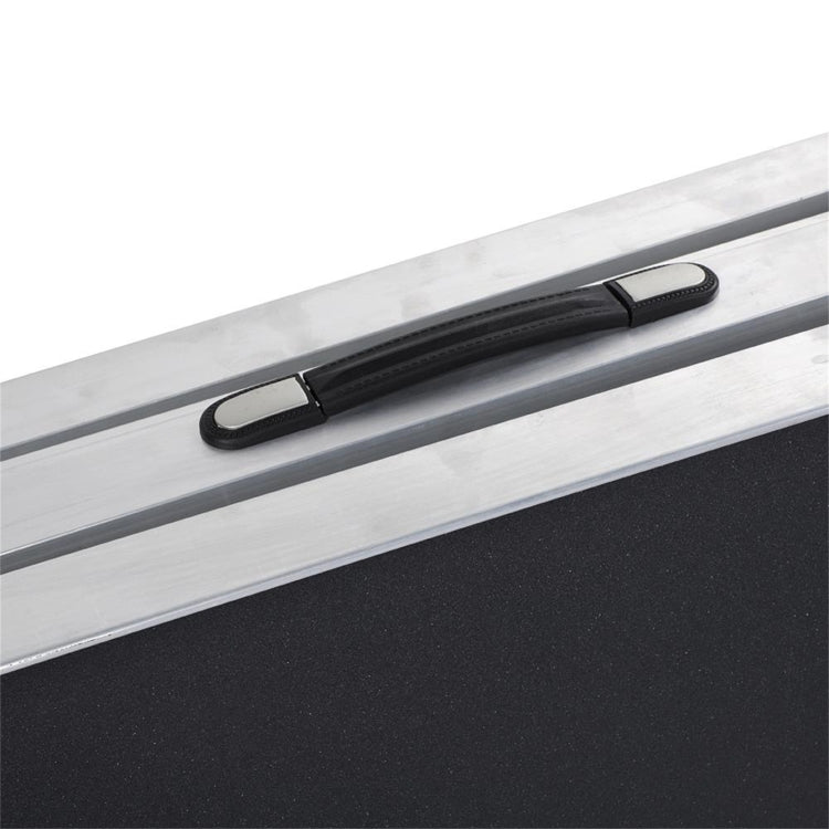 [US Warehouse] 10FT Portable Non-Slip Aluminum Multi-Folding Wheelchair Scooter Mobility Ramp