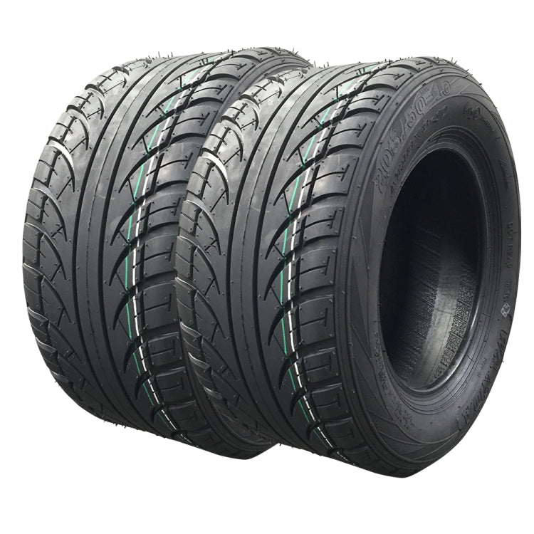[US Warehouse] 2 PCS 205/50-10 4PR P826 Golf Cart Tires Dot Street Legal for EZGO / Club Car
