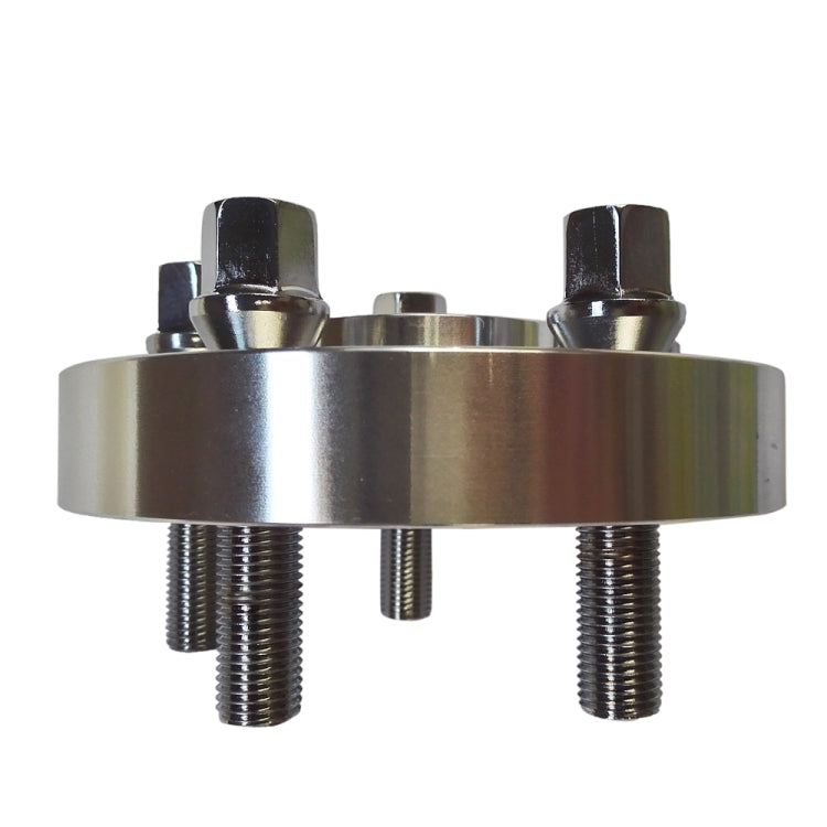 [US Warehouse] 2 PCS 15mm 5x100PCD 57.1CB 14x1.5 Thread Spacers with 10 PCS Tapered Bolts for Audi / VW / Skoda Seat