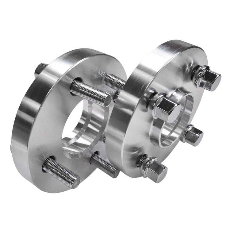 [US Warehouse] 2 PCS 15mm 4x100 PCD 60.1CB Thread 12x1.5 Spacers with 8 PCS Radius Bolts for Clio / Megane / Laguna / Nissan