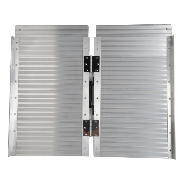 [US Warehouse] 2FT Two-section Foldable Aluminum Wheelchair Ramps