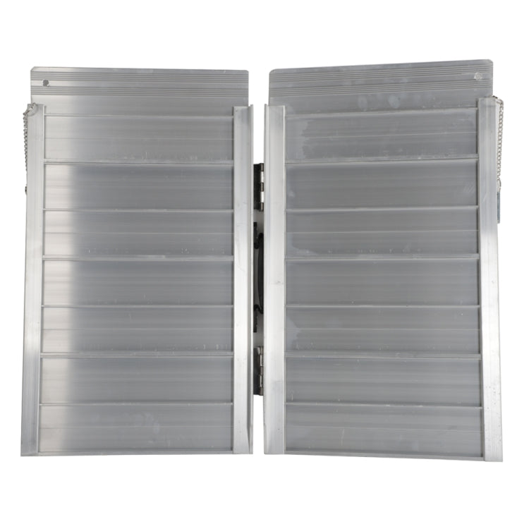[US Warehouse] 2FT Two-section Foldable Aluminum Wheelchair Ramps