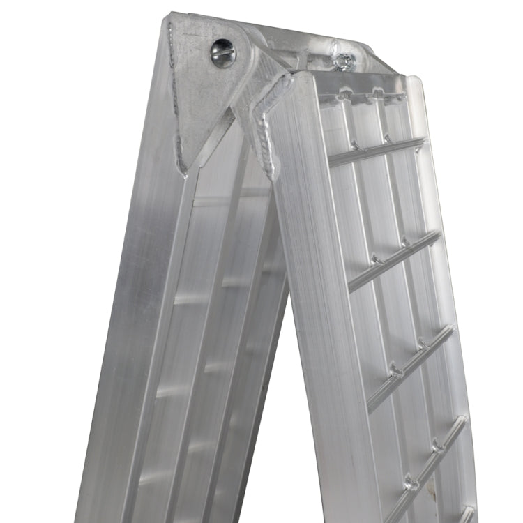 [US Warehouse] 2 PCS 7.5FT Four-section Foldable Aluminum Arched ATV UTV Ramps