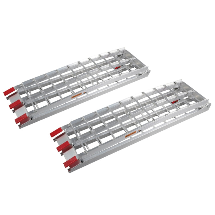 [US Warehouse] 2 PCS 7.5FT Three-section Foldable Aluminum Arched ATV UTV Ramps