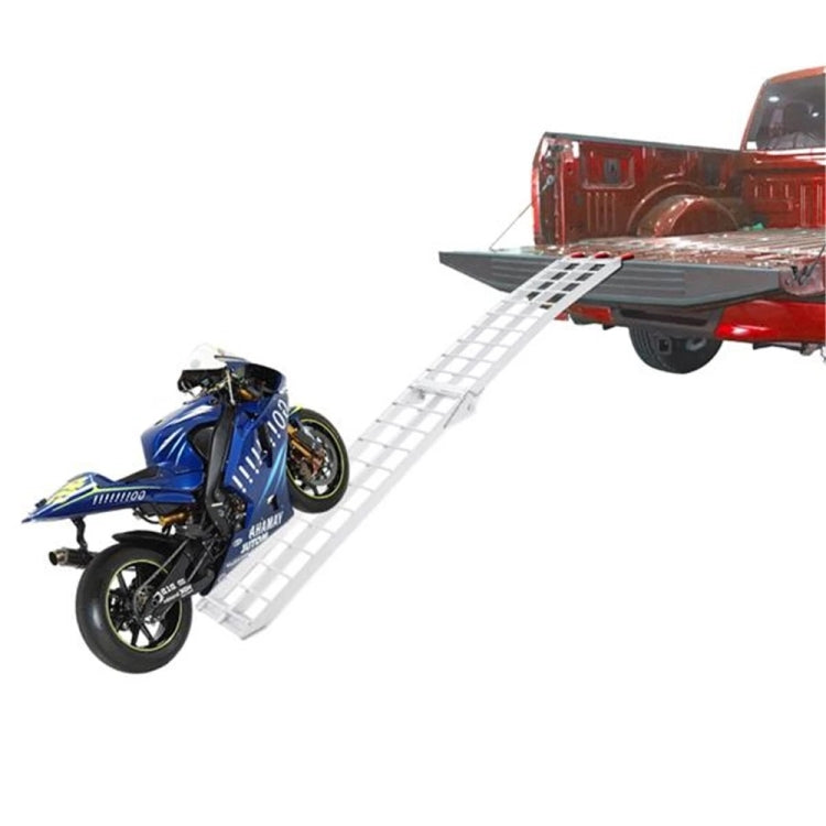 [US Warehouse] 7.5FT Three-section Foldable Aluminum Arched ATV UTV Ramps