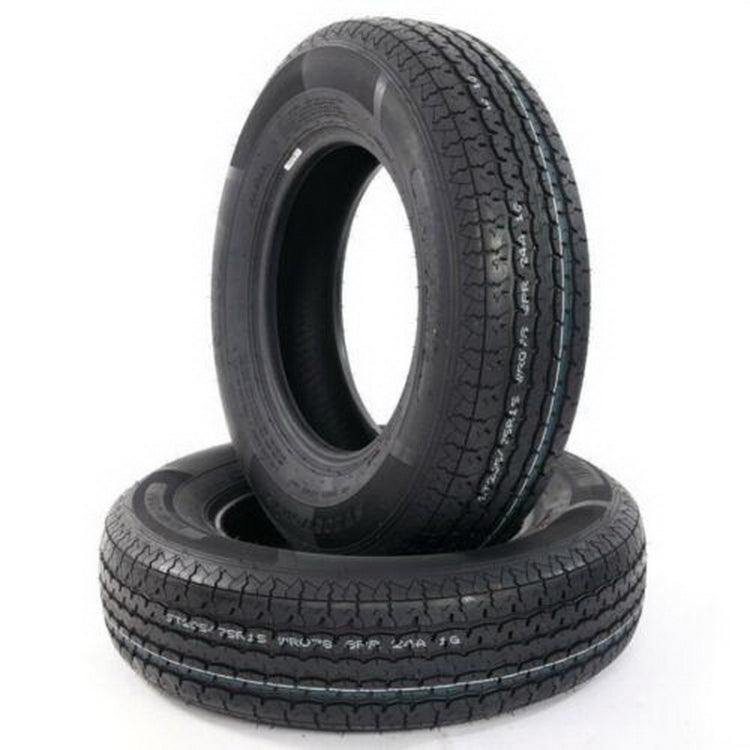[US Warehouse] 2 PCS ST205-75R-15-8PR WR078 Trailer Replacement Tires 75R15 R15 75R 205 75 15