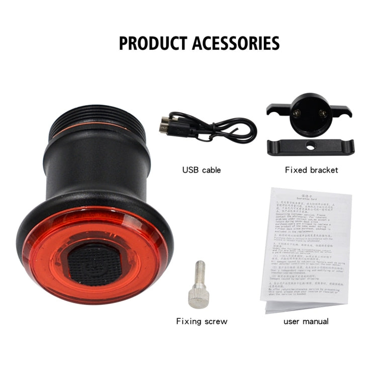 CS-877A1 Bicycle Mountain Bike Intelligent Induction Brake Warning Light Taillight