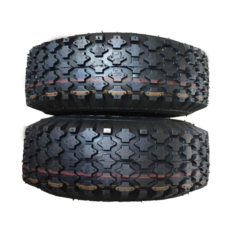 [US Warehouse] 2 PCS 4.10/3.50-4 2PR P605 Turf Lawn Mower Replacement Tires