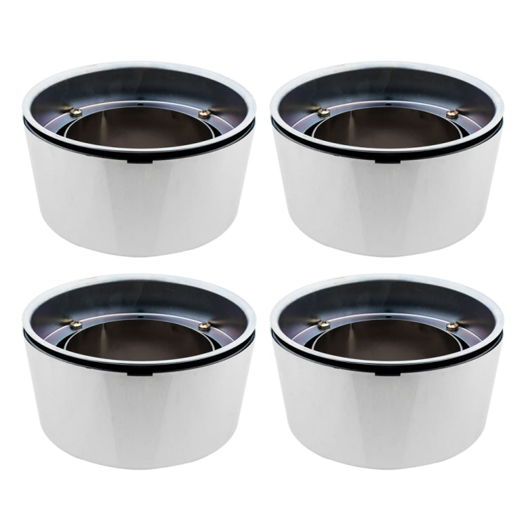 [US Warehouse] 4 PCS 8 Lug Chrome Wheel Center Hub Caps Nut Covers for Ford Truck Van