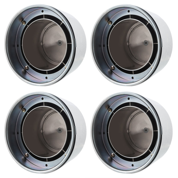 [US Warehouse] 4 PCS 8 Lug Chrome Wheel Center Hub Caps Nut Covers for Ford Truck Van