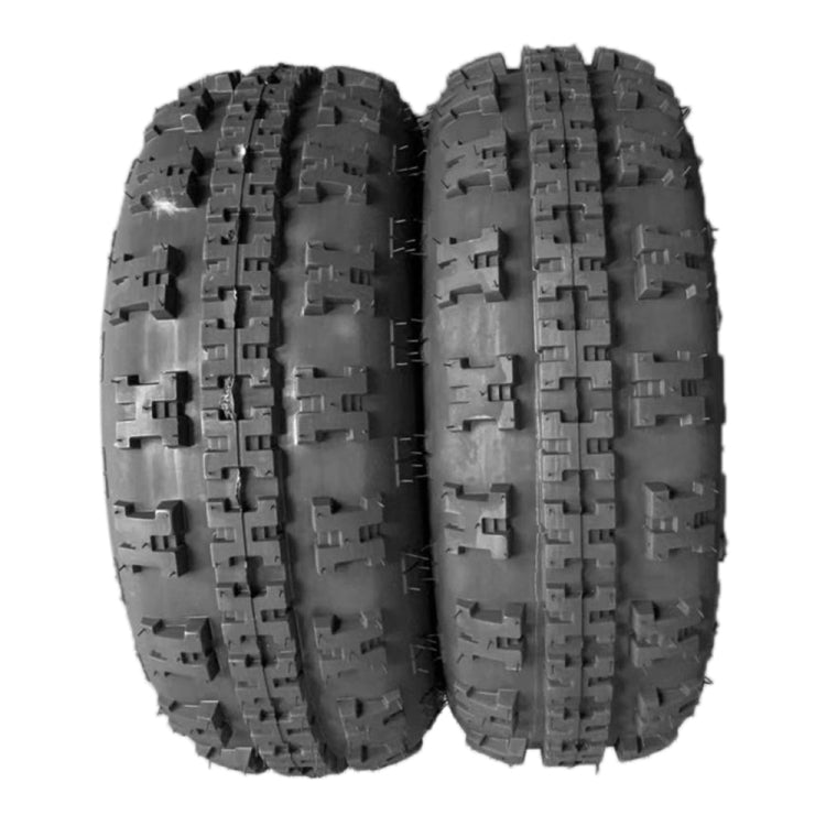 [US Warehouse] 2 PCS 21x7-10 4PR P348 ATV Replacement Front Tubeless Tires for Honda TRX400X 300X
