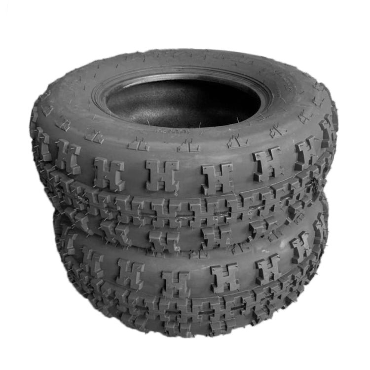 [US Warehouse] 2 PCS 21x7-10 4PR P348 ATV Replacement Front Tubeless Tires for Honda TRX400X 300X