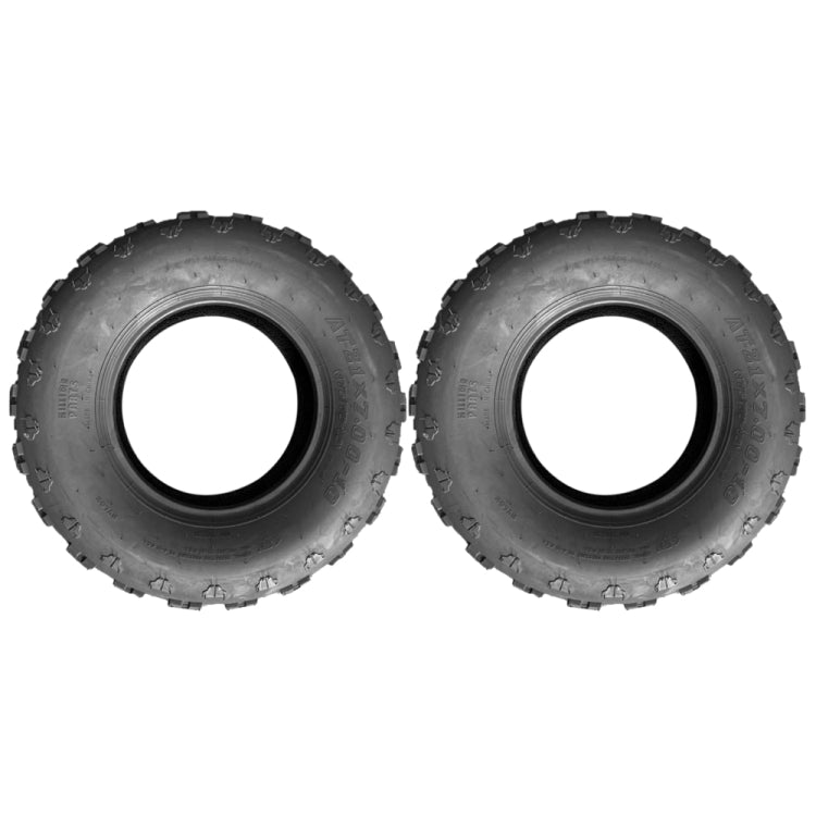 [US Warehouse] 2 PCS 21x7-10 4PR P348 ATV Replacement Front Tubeless Tires for Honda TRX400X 300X