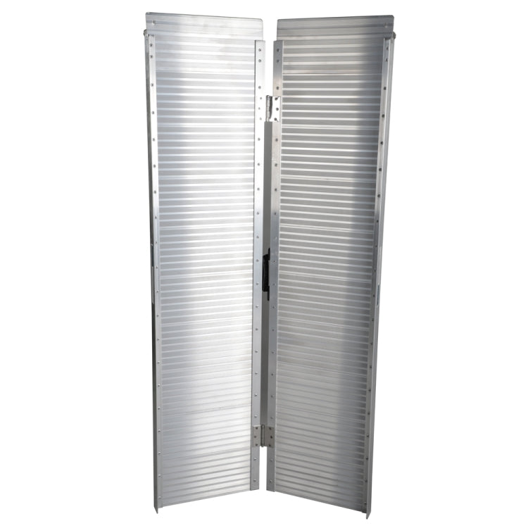 [US Warehouse] 5FT Portable Two-section Folding Aluminum Wheelchair Ramp