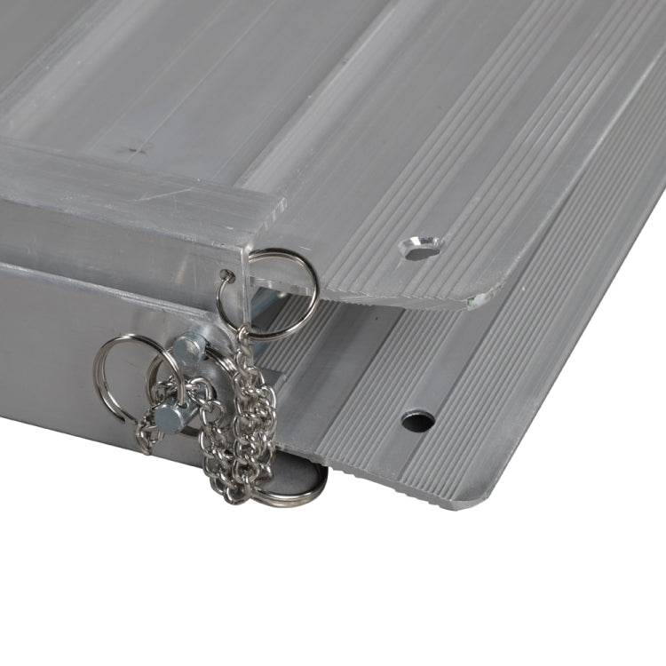 [US Warehouse] 5FT Portable Two-section Folding Aluminum Wheelchair Ramp