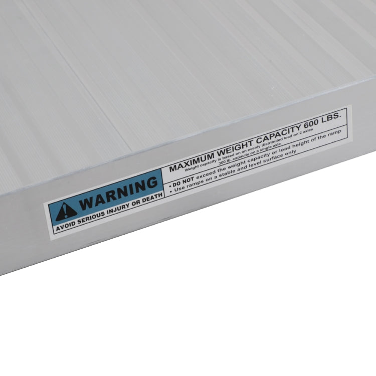 [US Warehouse] 5FT Portable Two-section Folding Aluminum Wheelchair Ramp