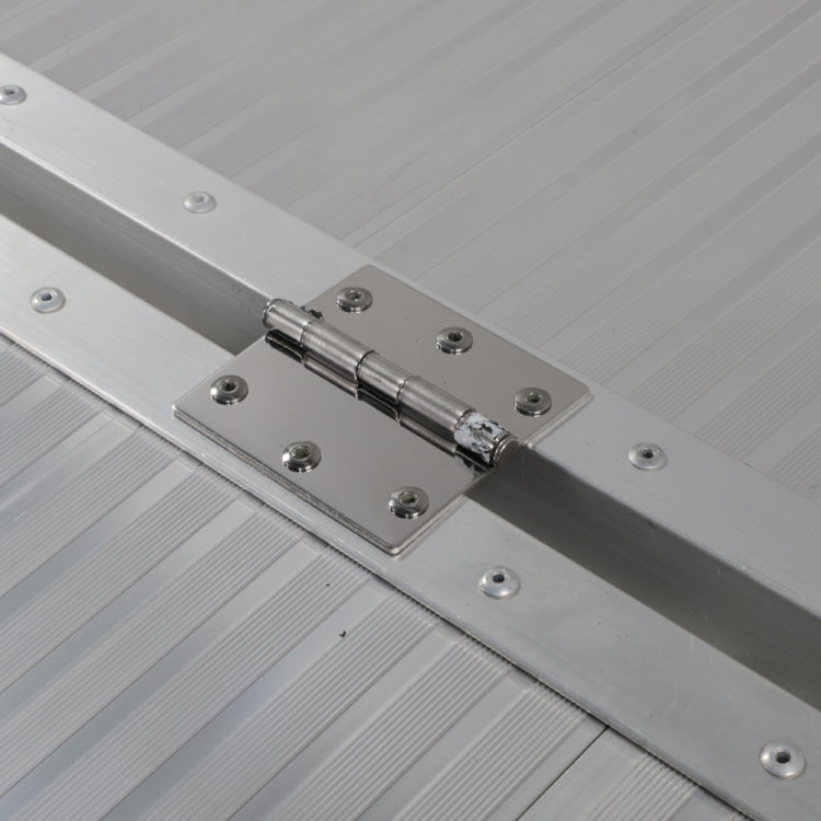 [US Warehouse] 5FT Portable Two-section Folding Aluminum Wheelchair Ramp