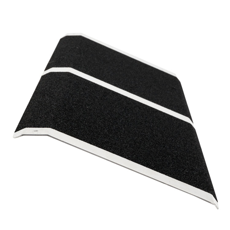 [US Warehouse] 10x32 inch Portable Anti-slip Home Door Aluminum Wheelchair Threshold Ramp