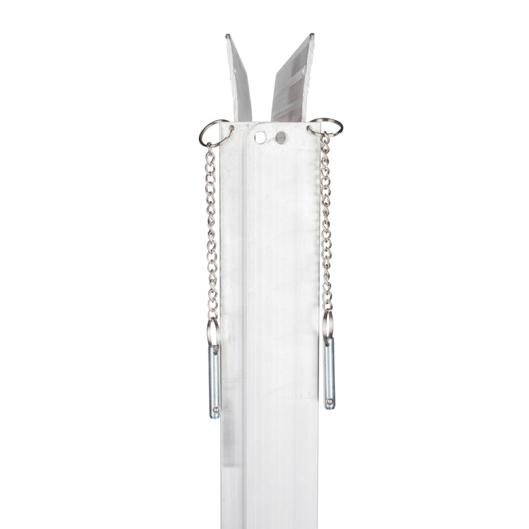 [US Warehouse] 4FT Portable Two-section Folding Aluminum Wheelchair Scooter Mobility Ramp