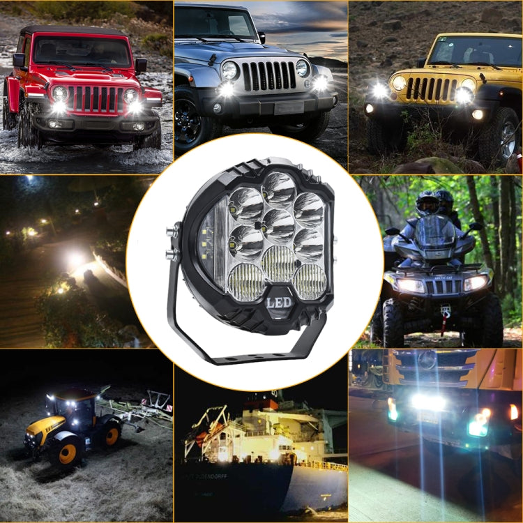 7 inch 31W Three-sided Flashing LED Work Light