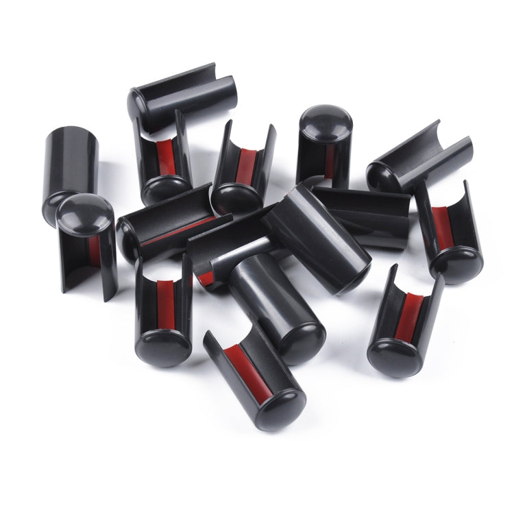 8 PCS Automotive ABS Side Door Hinge Protector Cover Trim for Jeep Wrangler JK 4 Door 2007-2017