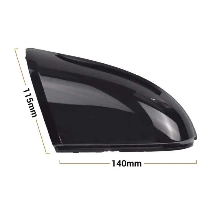 1 Pair For Dodge Ram 1500 2009-2018 Car Dynamic LED Turn Signal Light Rearview Mirror Flasher Water Blinker (Transparent Black)