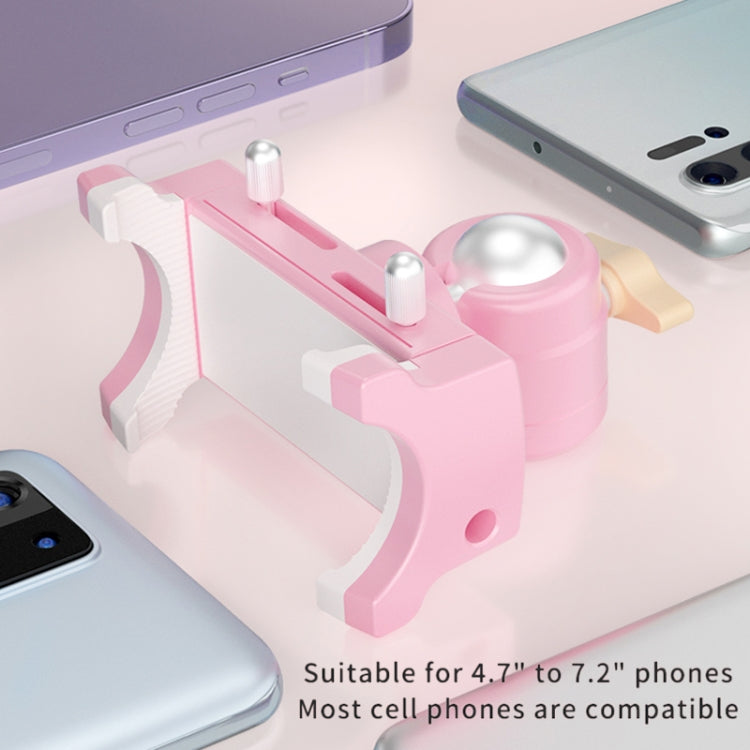 UBA-PINK01 Universal Hand Car Mobile Phone Suction Cup Bracket without Remote Control(Pink)