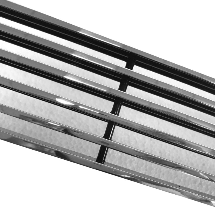 [US Warehouse] 2 PCS Aluminum Car Front Bumper Grille for Chevrolet 99-02 Silverado 1500 / 00-06 Tahoe / 00-06 Suburban 1500 / 2500