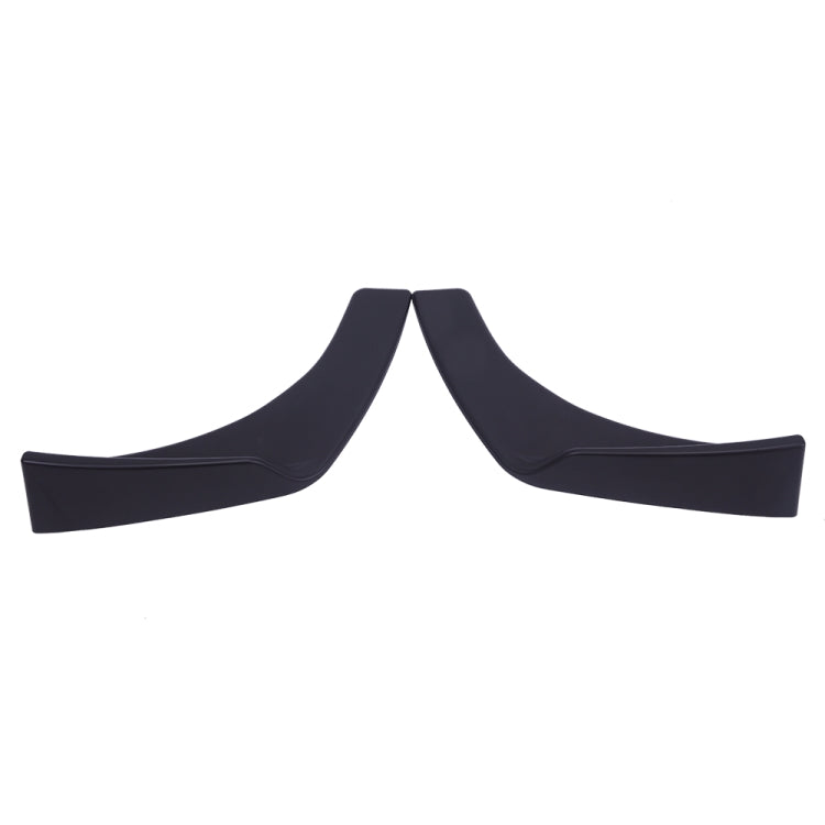 [US Warehouse] 2 PCS Universal Car Bumper Spoiler Front Shovel Scratch-Resistant Wing