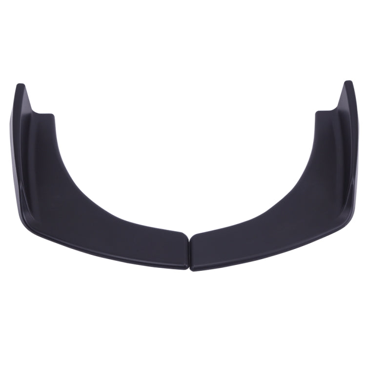 [US Warehouse] 2 PCS Universal Car Bumper Spoiler Front Shovel Scratch-Resistant Wing