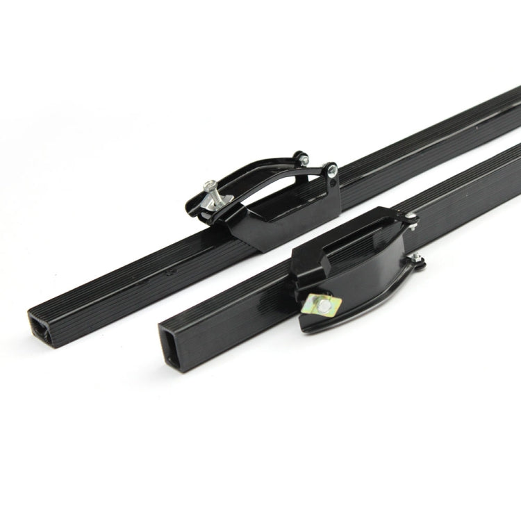 [US Warehouse] 2 PCS Car 48 inch 120cm Roof Rack Cross Luggage Box Travel Luggage Holder with Lock and Key