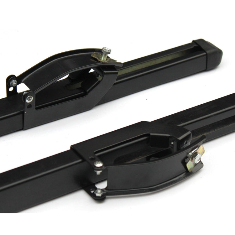 [US Warehouse] 2 PCS Car 48 inch 120cm Roof Rack Cross Luggage Box Travel Luggage Holder with Lock and Key
