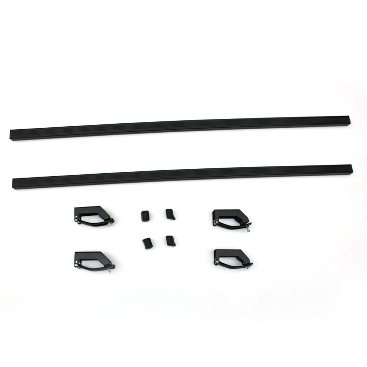 [US Warehouse] 2 PCS Car 48 inch 120cm Roof Rack Cross Luggage Box Travel Luggage Holder with Lock and Key