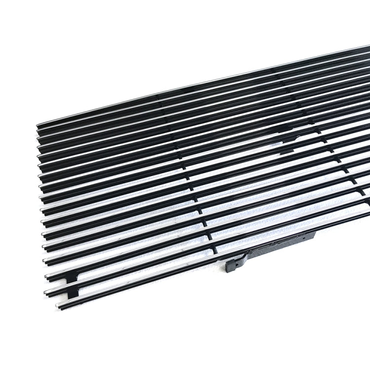[US Warehouse] Aluminum 4mm Horizontal Cutout Billet Grille for 81-87 Chevrolet Van Suburban C10 C20 K10 K20 K5 Blazer/81-87 Chevrolet/GMC VanduraC1500 C2500 C3500 K1500K2500 K350 Jimmy
